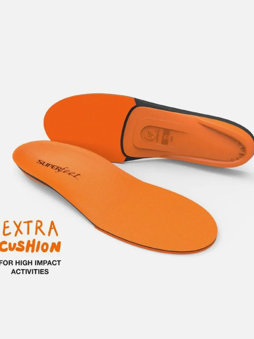 New in Box Superfeet Orange Insoles Orthotics Mens 11.5-13 Trimmable